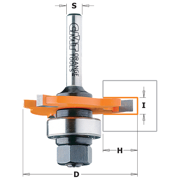 CMT Slot Cutter With 1 2 Arbor 4mm Carbatec