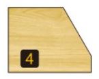 Arden Bevel Trim Cutter with Bearing - 30º Angle 1/4" Shank
