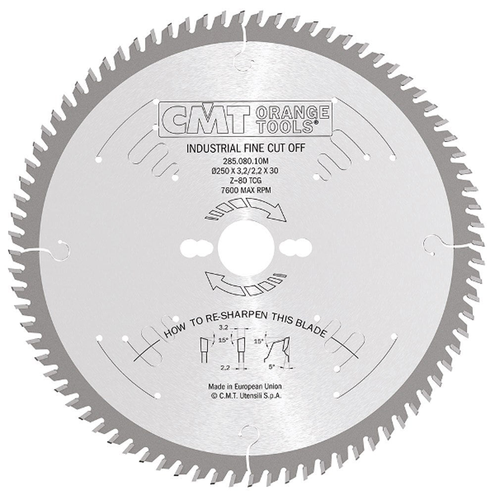 CMT Industrial Finishing Blade - 200mm