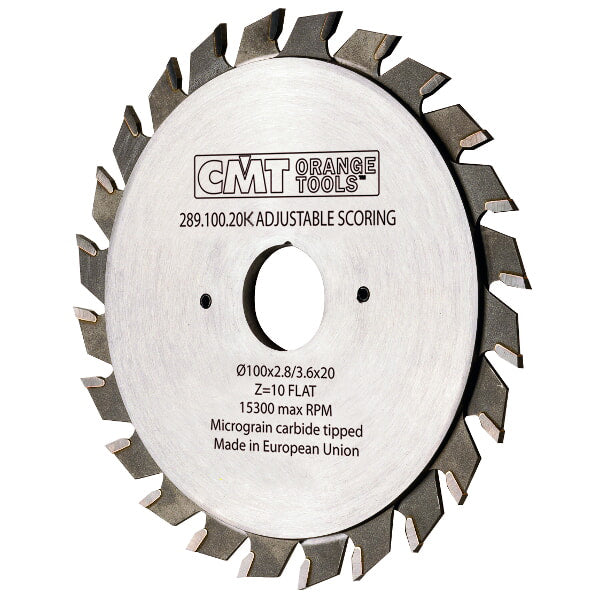 CMT Industrial Adjustable Scoring Blade (Scribe Blade) - 15300 max RPM