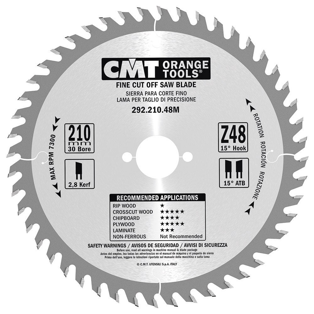 CMT Fine Cut-Off Saw Blade - 235mm