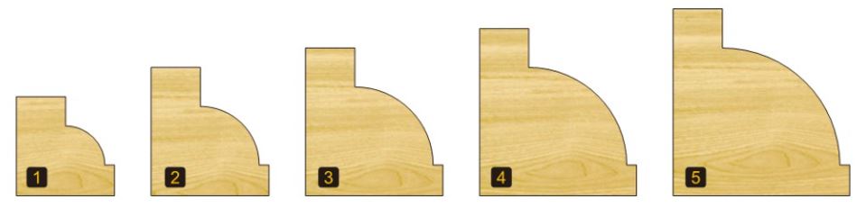 Arden Beading Bit with Bearing - 12.7mm Radius 1/2" Shank