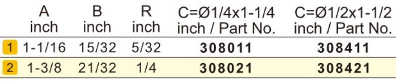 Arden Ogee Fillet Bit with Bearing - 41.2mm Diameter 1/2" Shank