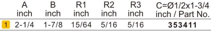 Arden Decorative Moulding Bit with Bearing - 1/2" Shank