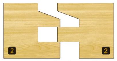 Arden Reversible Rail and Stile Bit - 41.2mm Diameter 1/2" Shank