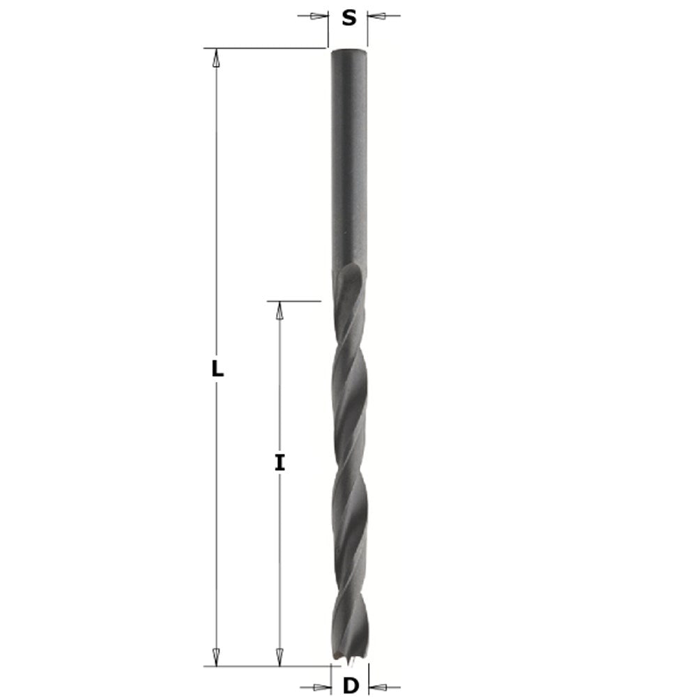 CMT Brad Point Drill Bit - 2mm - HSS