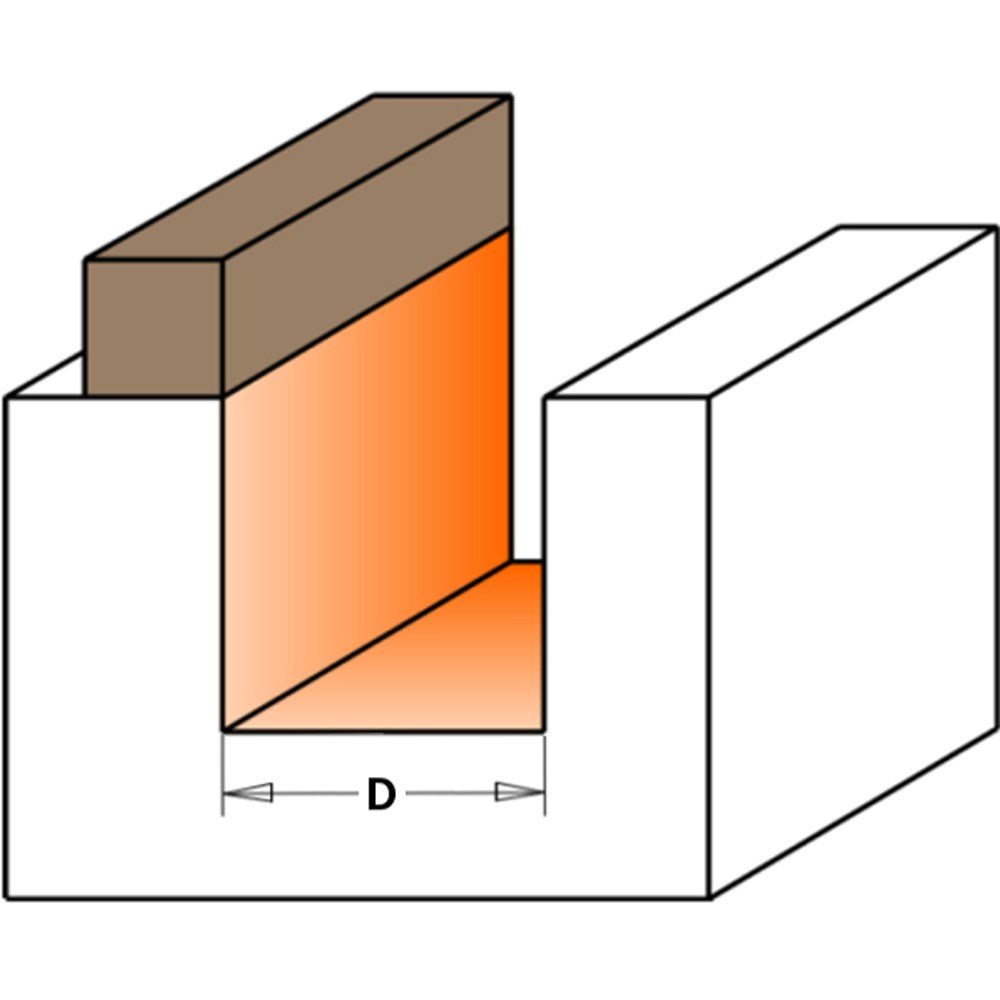 CMT Pattern Router Bit with Bearing - Short Series - 1/2" Diameter