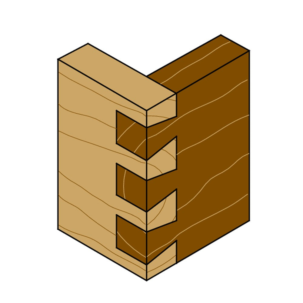 CMT Dovetail Router Bit - 9.5mm Cut Length 8mm Diameter