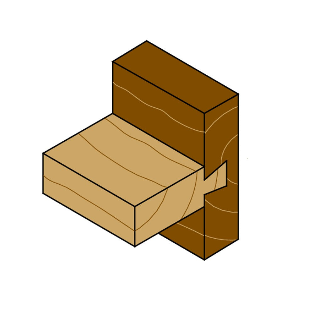 CMT Dovetail Router Bit - 9.5mm Cut Length 8mm Diameter