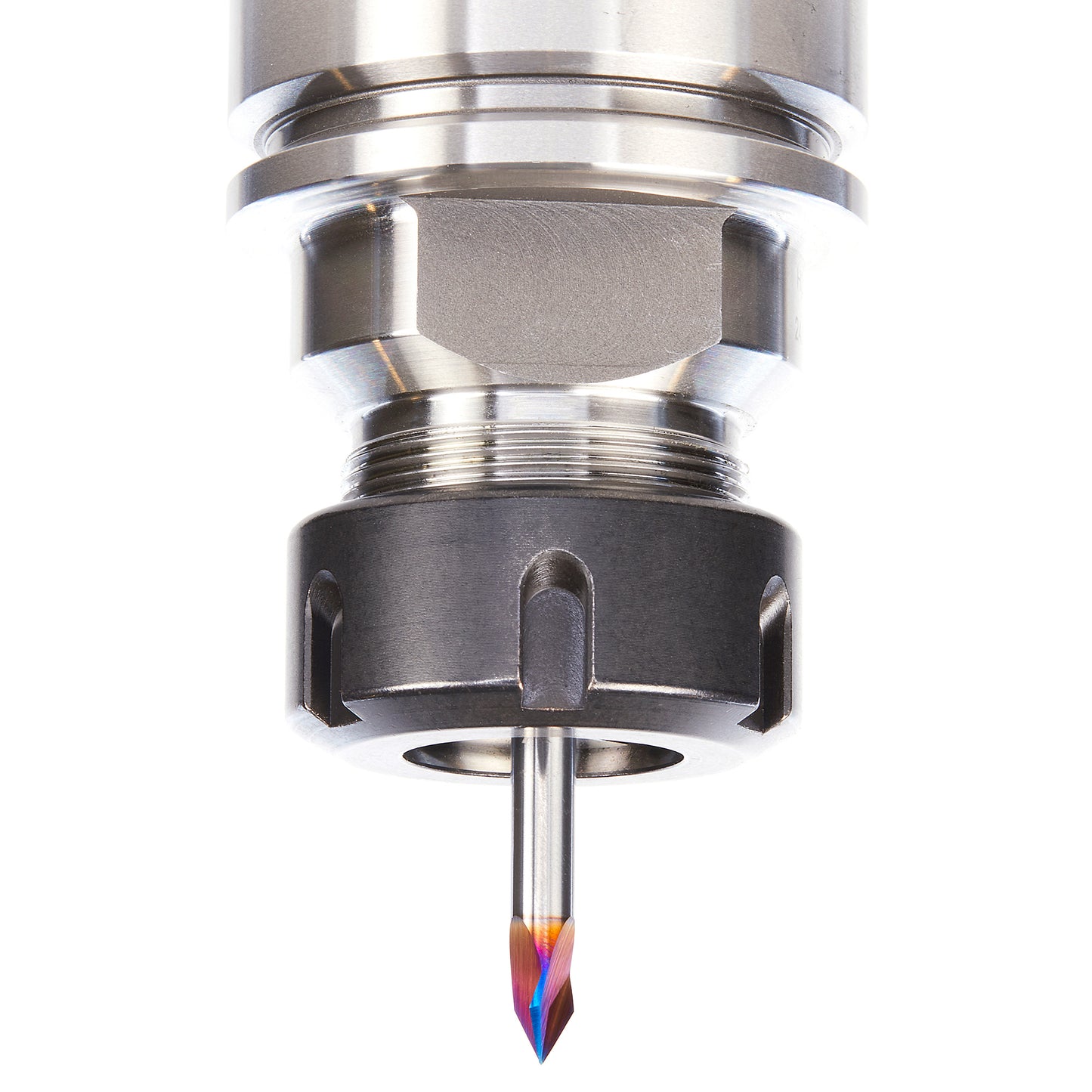 Amana 45624-K Spektra Solid Carbide 3 Flute V-Bit, 60° Angle, 1/4" Shank