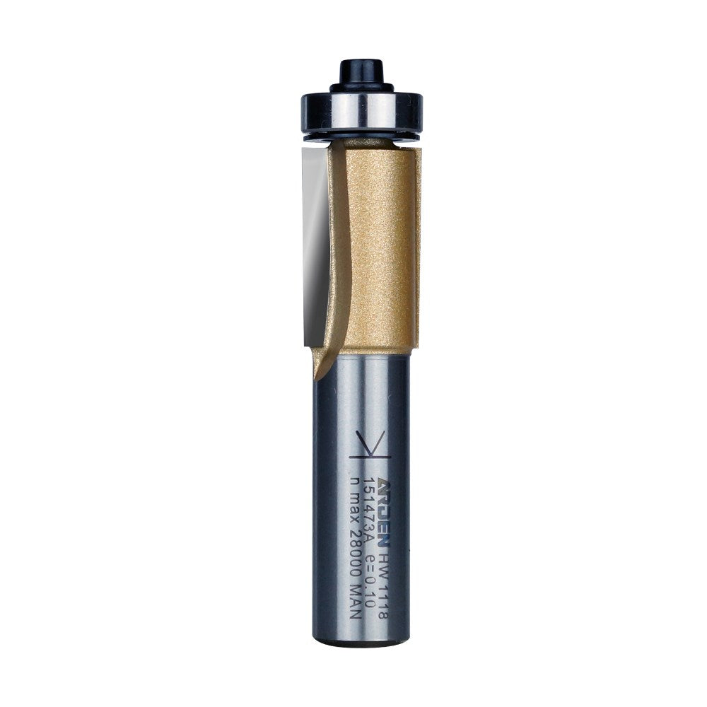 Arden Down Shear Flush Trim Bit - 15.9mm Diameter 1/2" Shank
