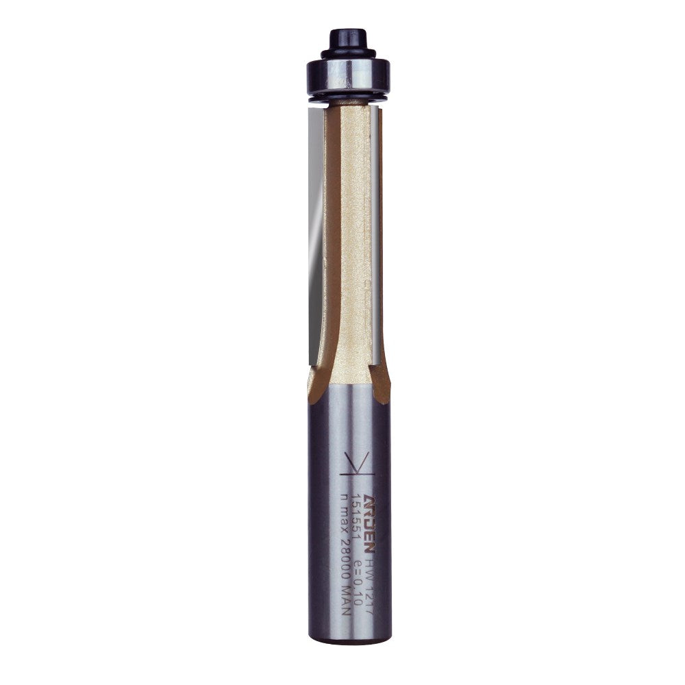 Arden Flush 3 Flute Trim Bit - 12.7mm Diameter 38mm Cut Depth