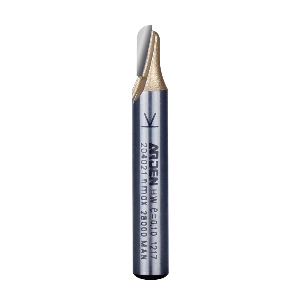 Arden Round Nose Grooving Bit - 4.76mm Diameter 1/4" Shank