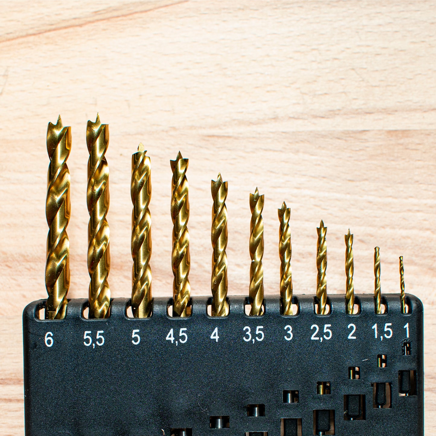 Carbatec 25 Piece Metric Brad Point Bit Set