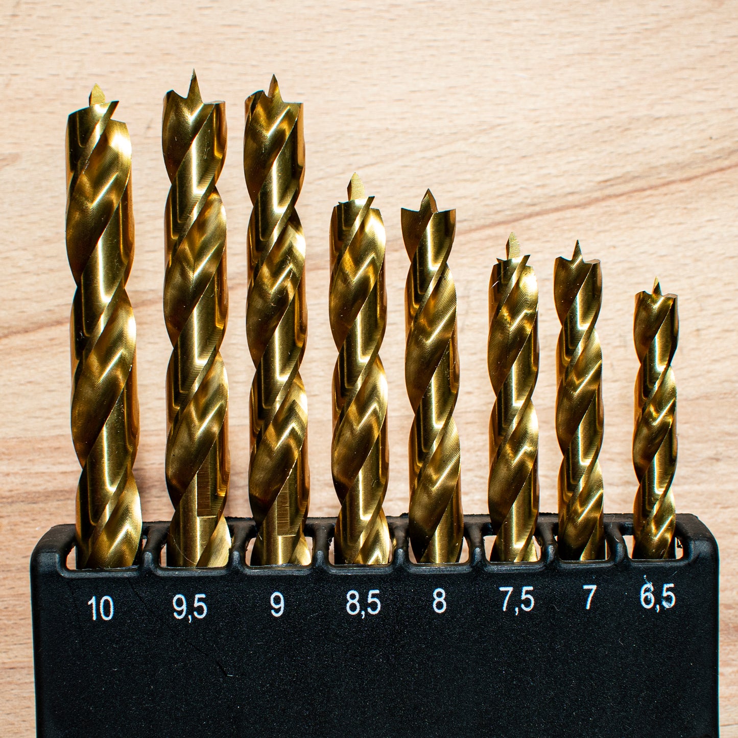 Carbatec 25 Piece Metric Brad Point Bit Set