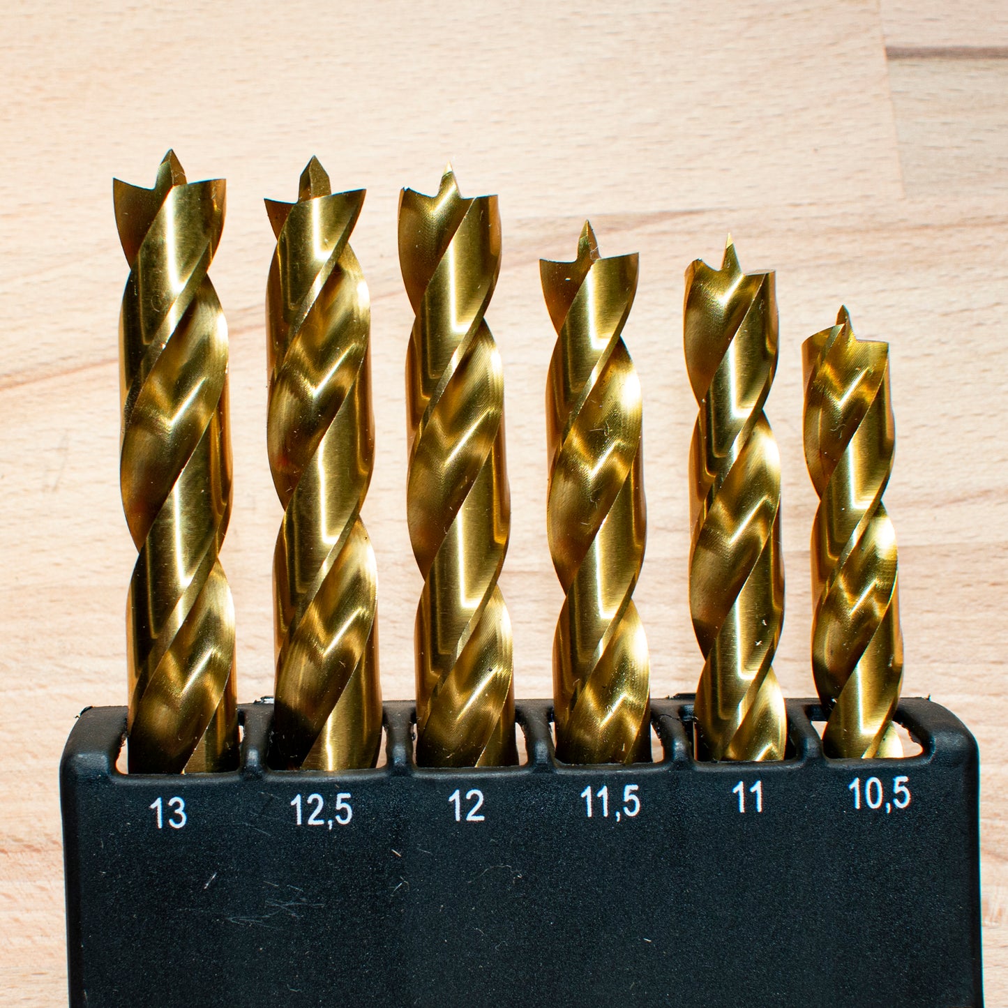 Carbatec 25 Piece Metric Brad Point Bit Set