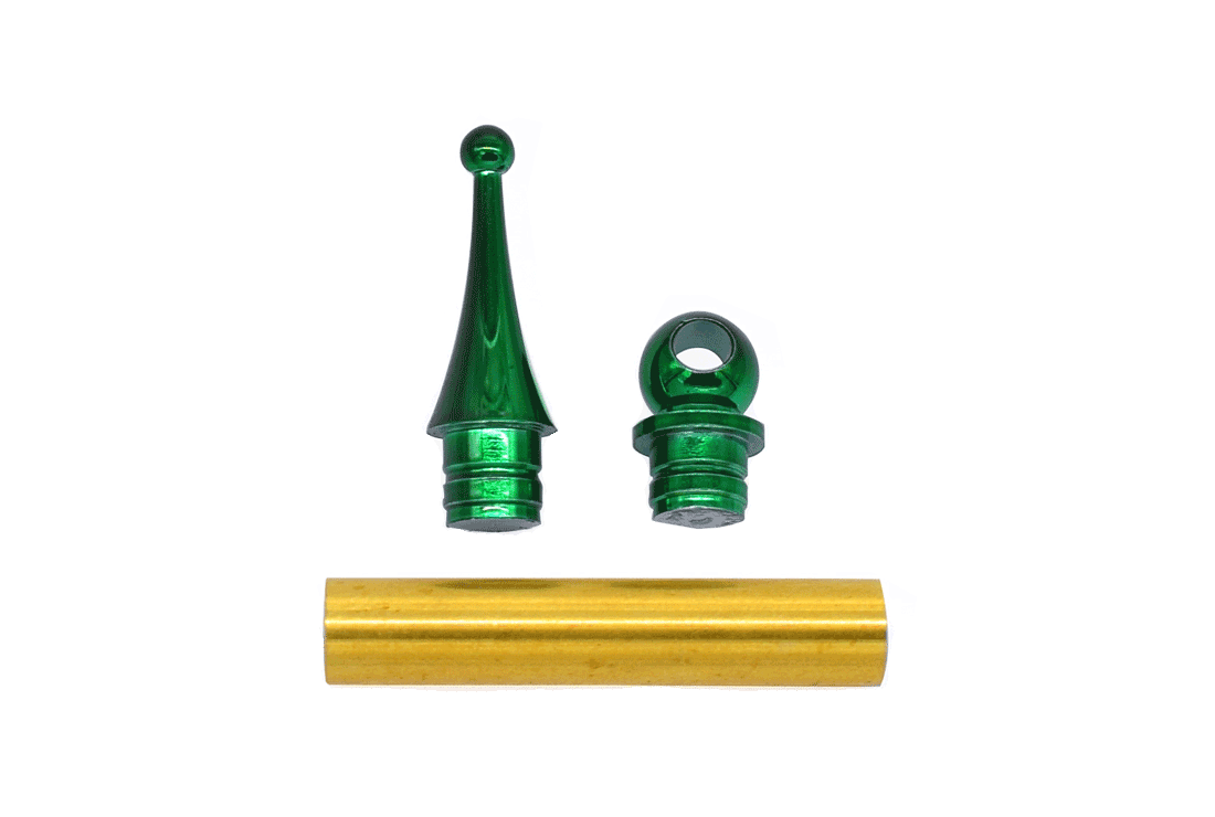 Carbatec Christmas Ornament Decoration Kits - Green plating