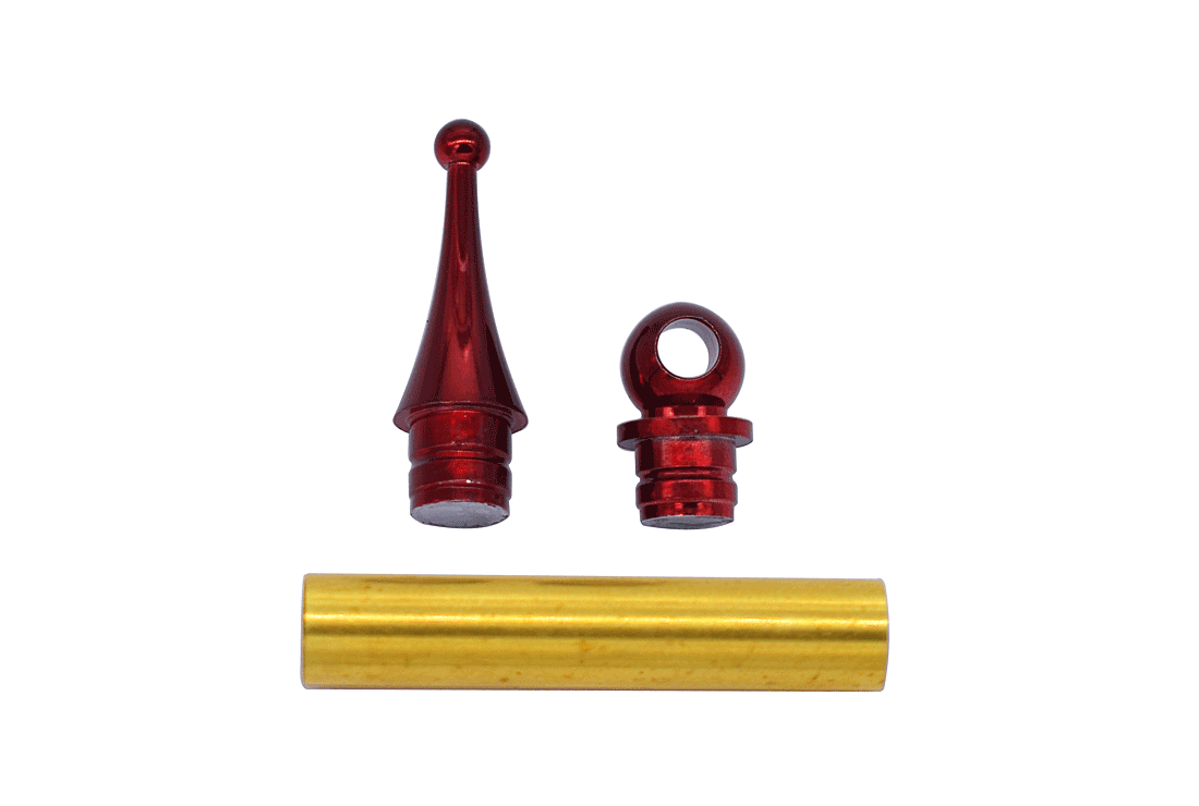 Carbatec Christmas Ornament Decoration Kits - Red plating