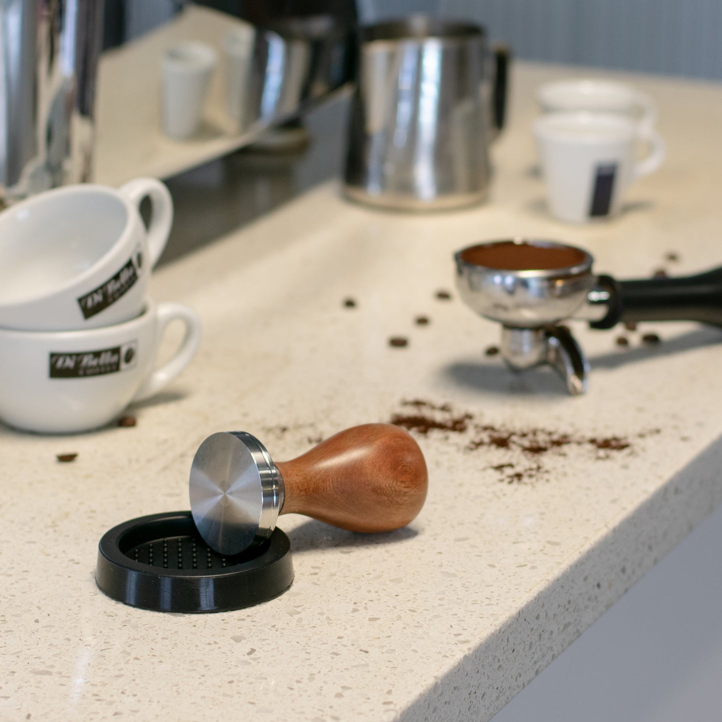 Carbatec Stainless Steel Coffee Tamper Kit - 51MM