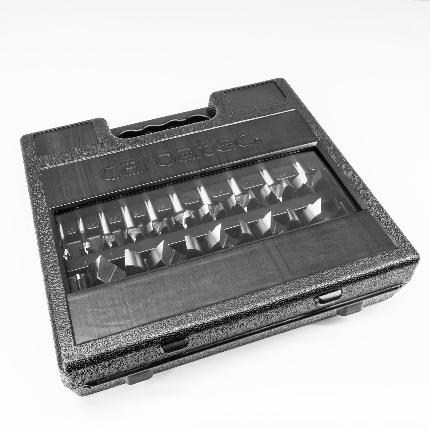 Carbatec 16 Piece Sawtooth & Forstner Combination Bit Set - Imperial