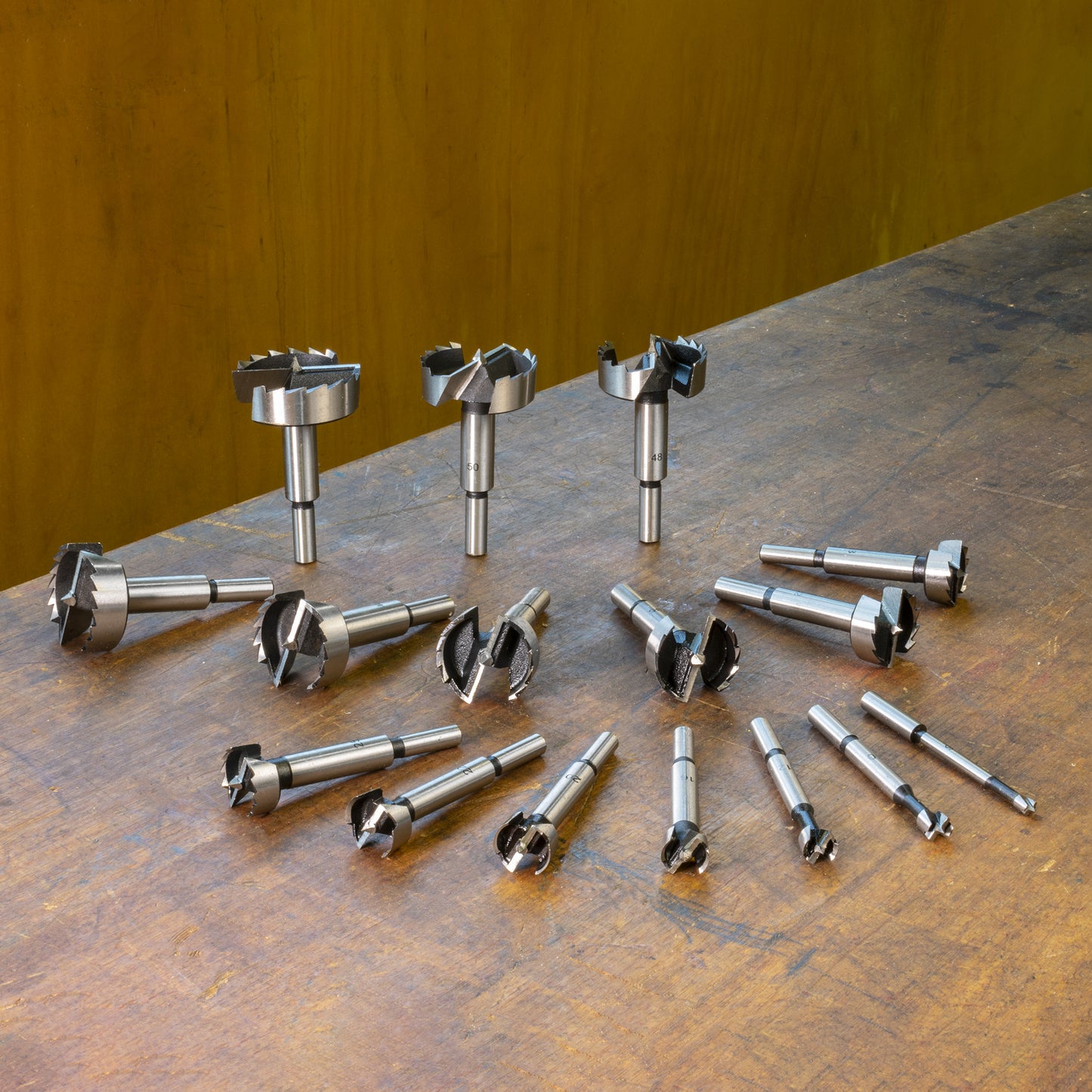 Carbatec 16 Piece Sawtooth & Forstner Combination Bit Set - Metric