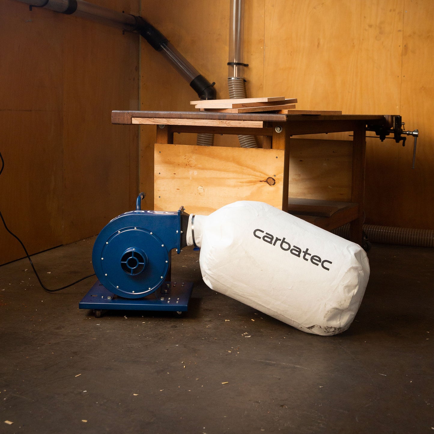 Carbatec Economy Single Bag Dust Collector - 1 HP