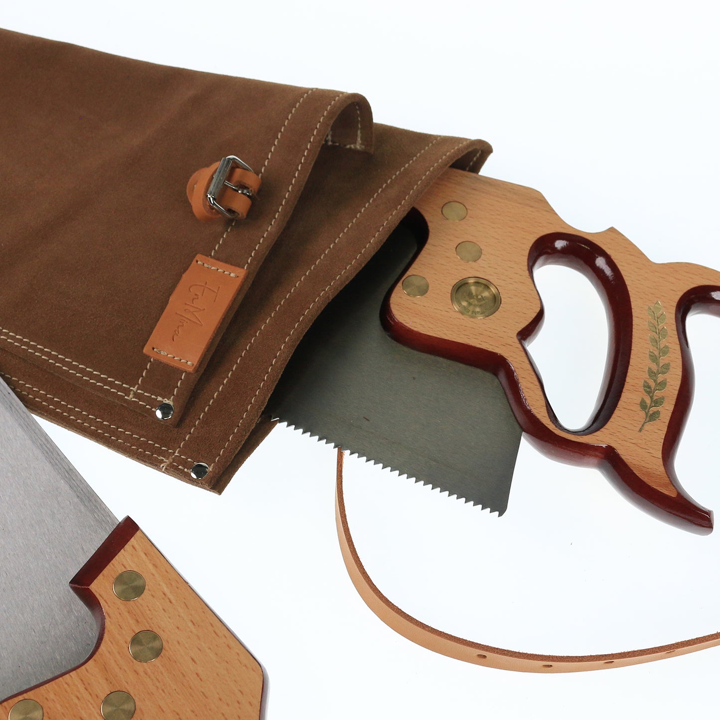 En Mina 2 Pocket Suede Handsaw Cover