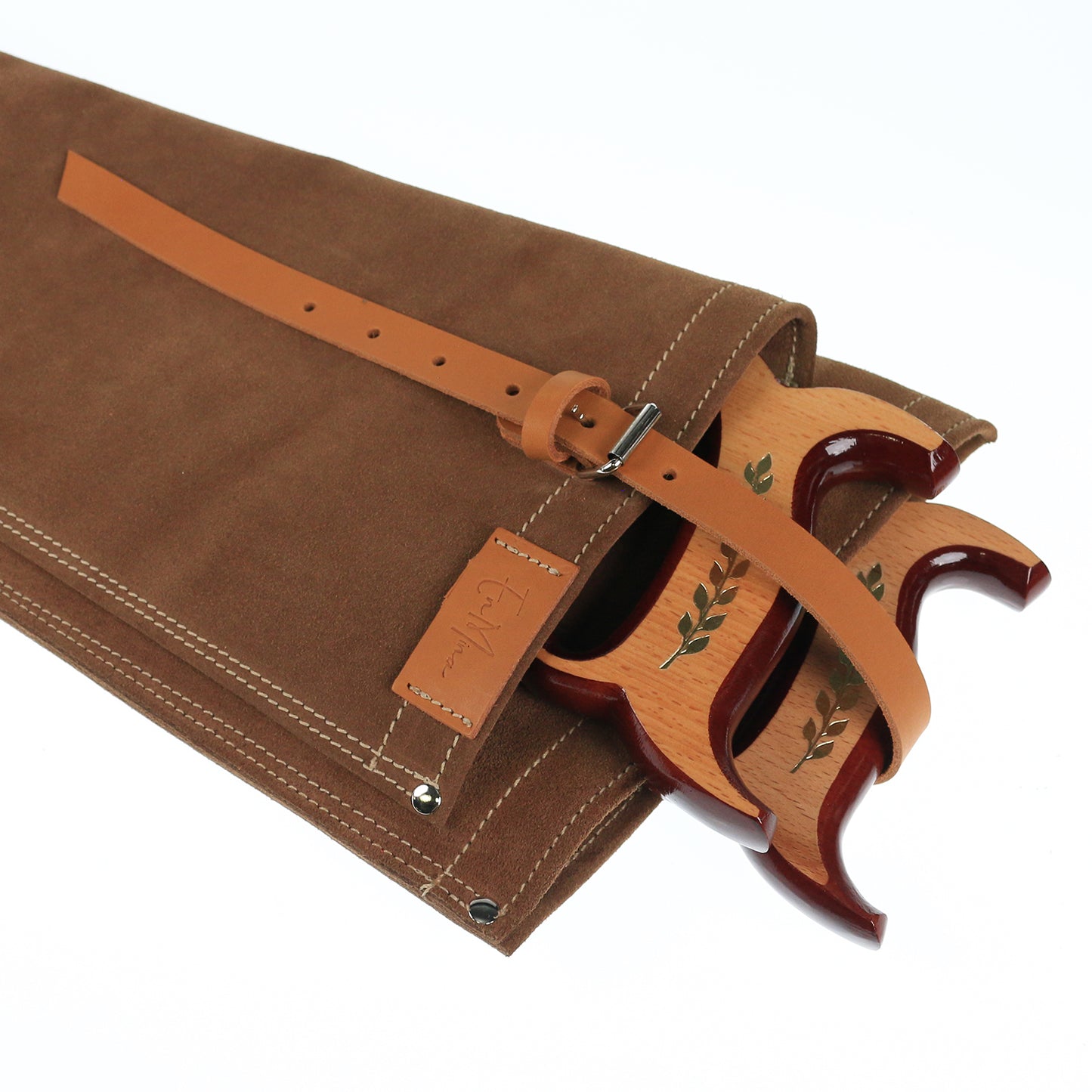 En Mina 2 Pocket Suede Handsaw Cover