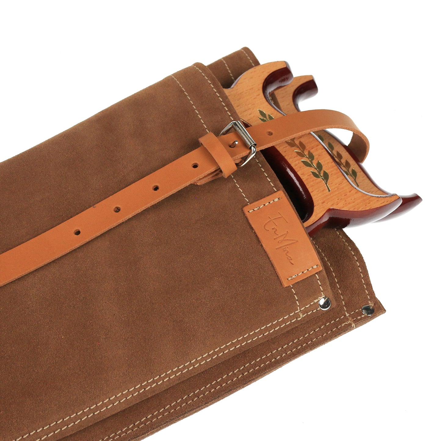 En Mina 2 Pocket Suede Handsaw Cover