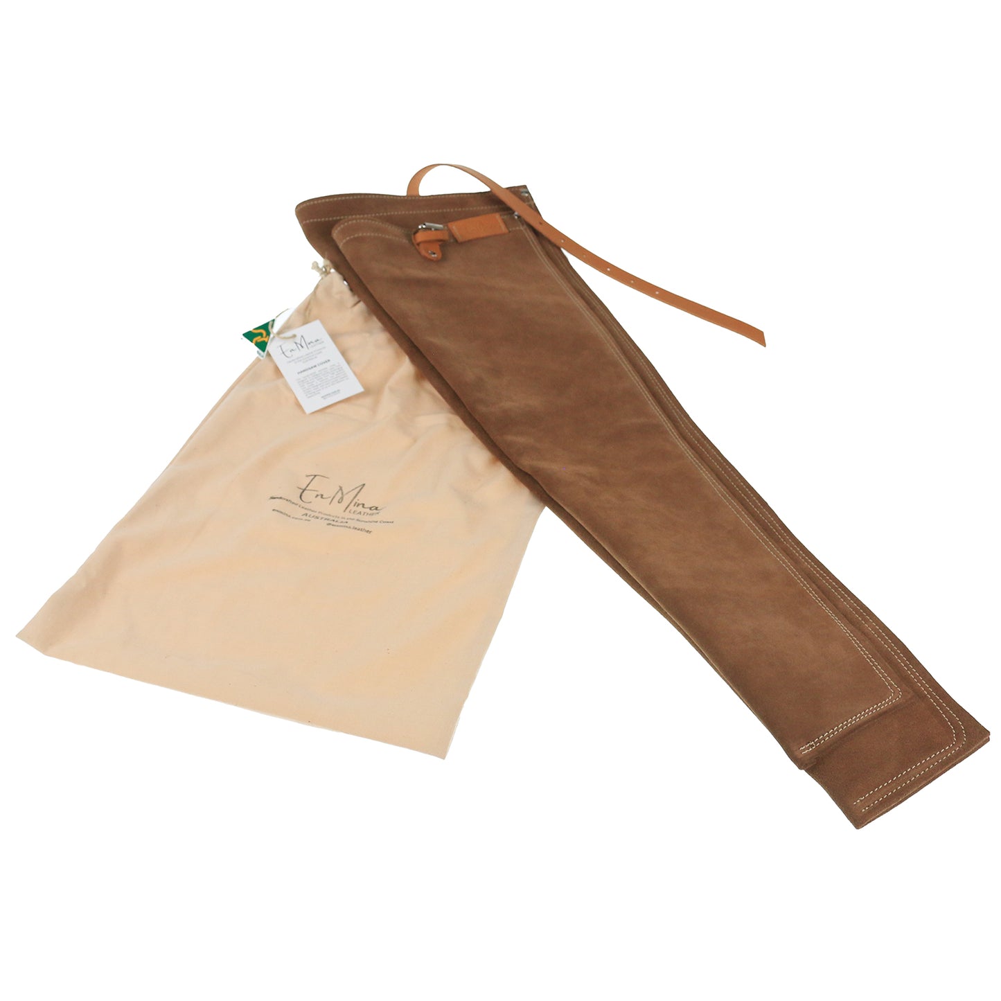 En Mina 2 Pocket Suede Handsaw Cover