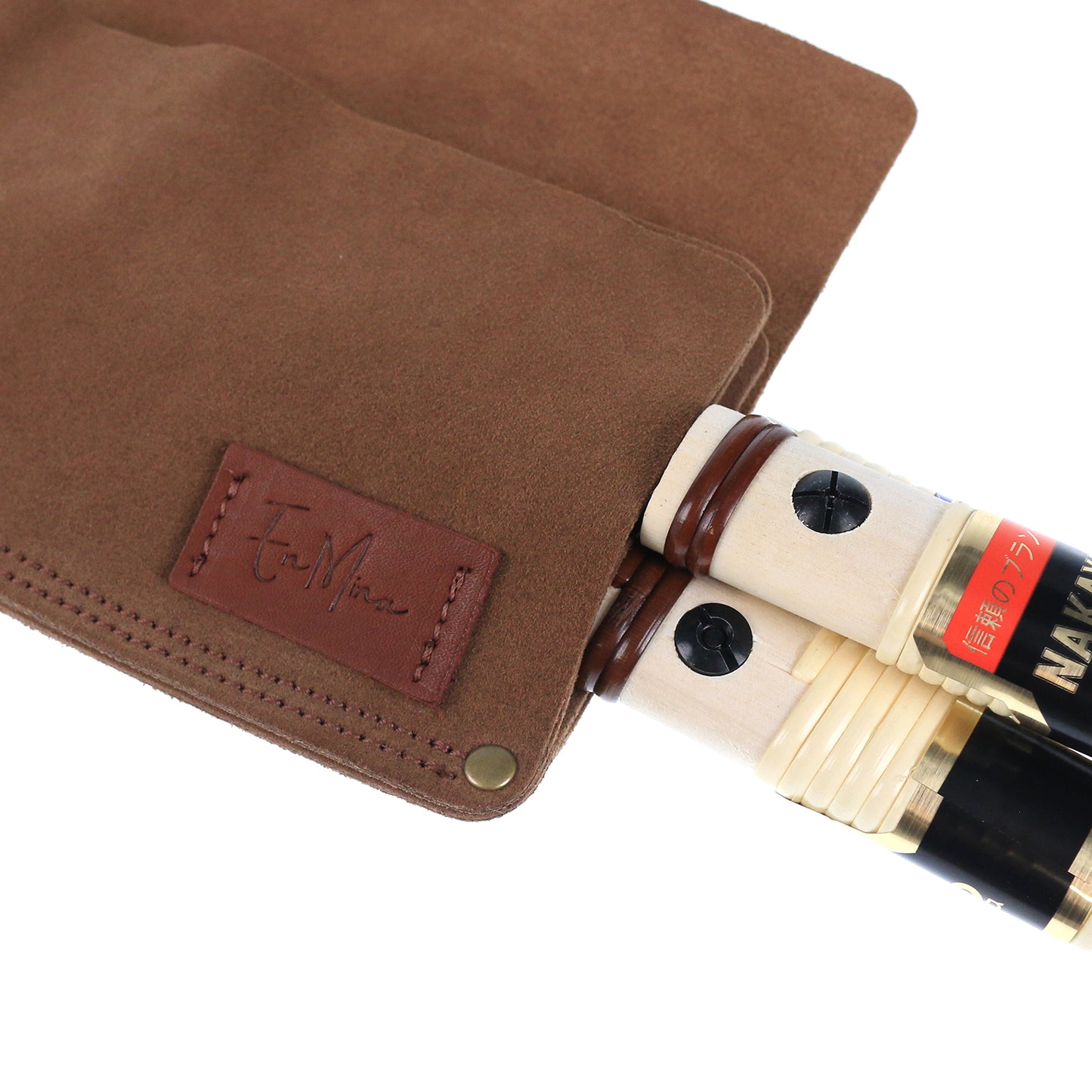 En Mina 3 Pocket Suede Japanese Saw Wrap