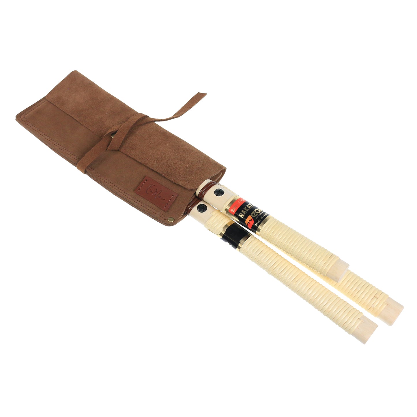 En Mina 3 Pocket Suede Japanese Saw Wrap