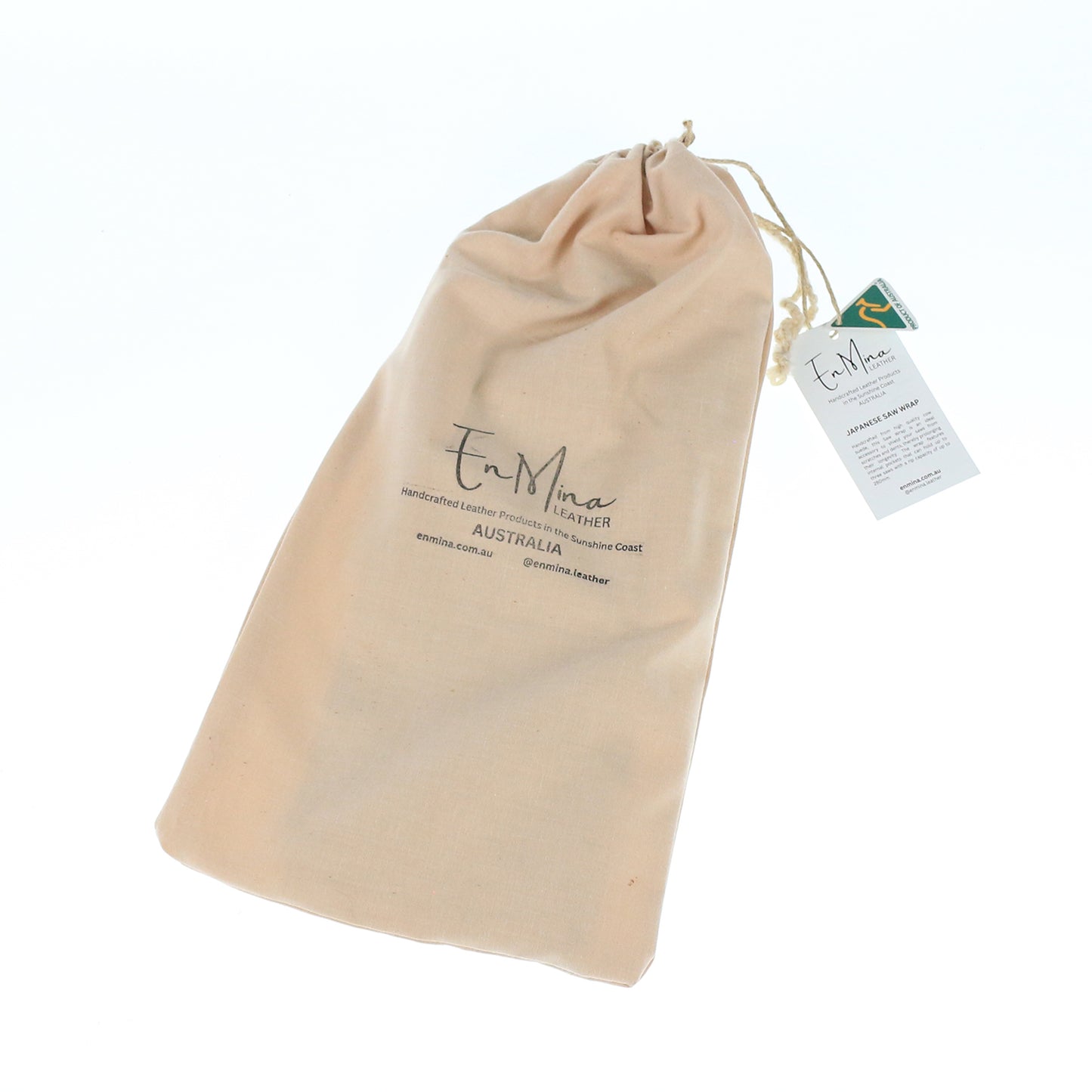 En Mina 3 Pocket Suede Japanese Saw Wrap