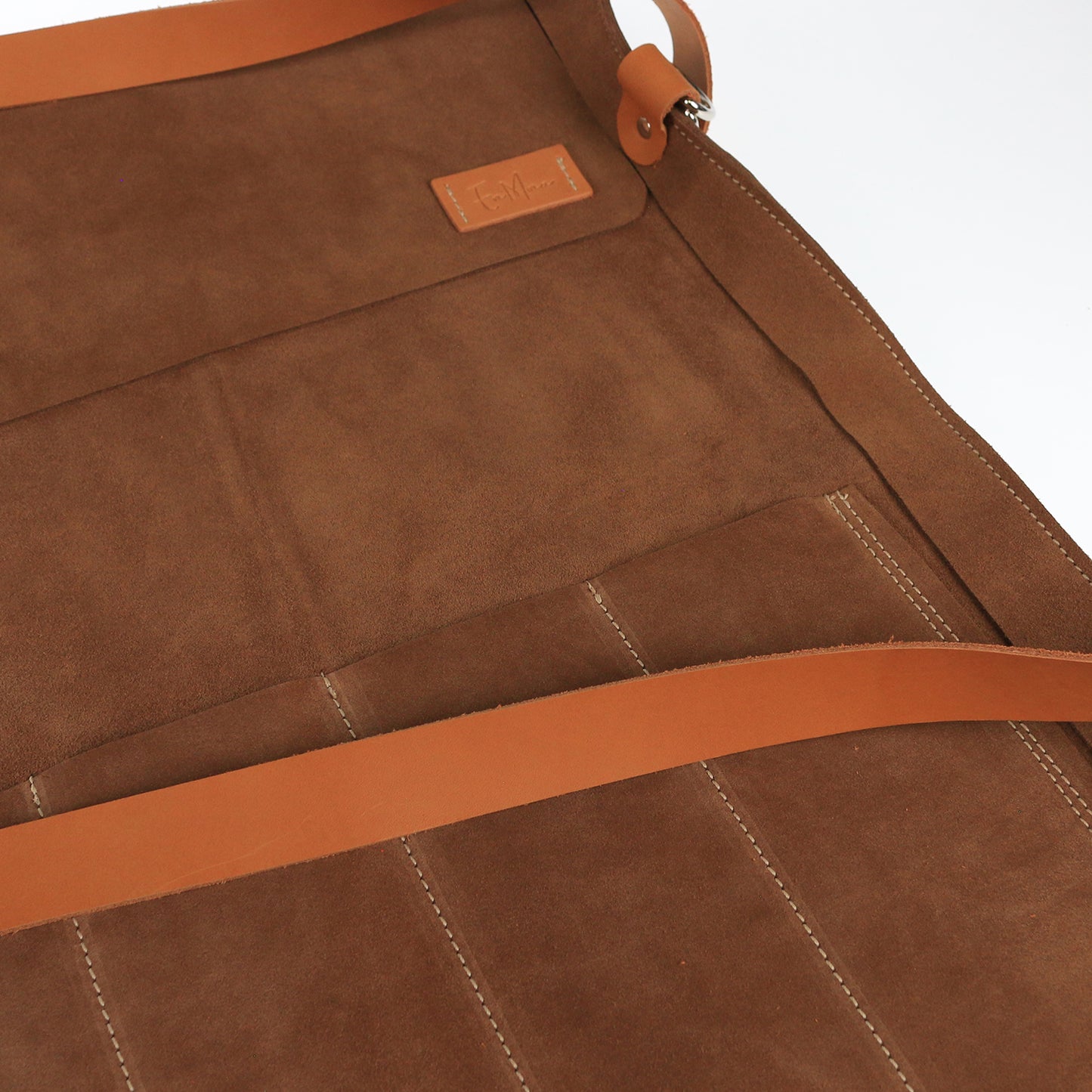 En Mina 8 Pocket Suede Woodturning Chisel Roll