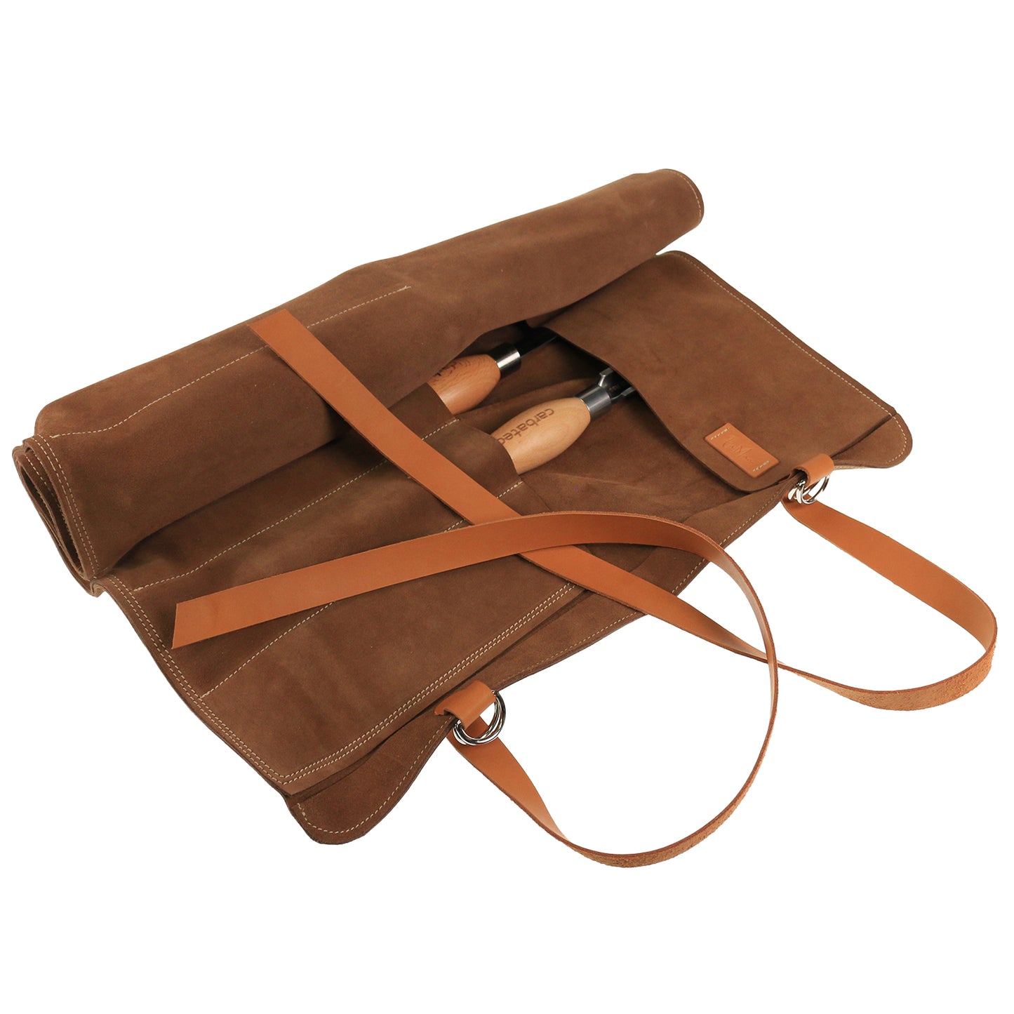En Mina 8 Pocket Suede Woodturning Chisel Roll