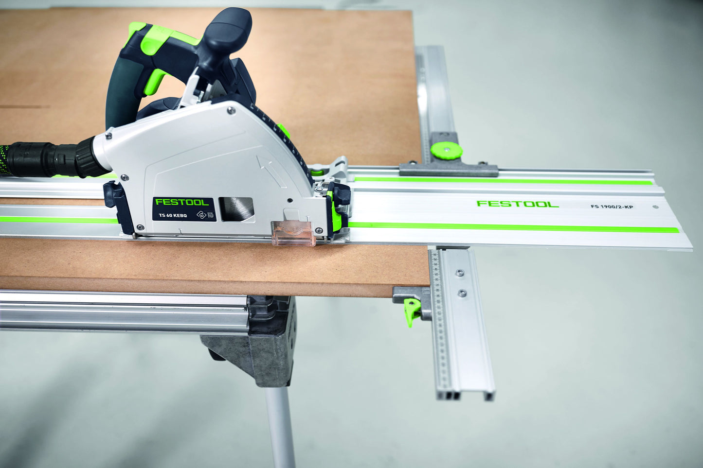 TS 60K 168mm Plunge Cut Saw in Systainer with 1400mm Rail