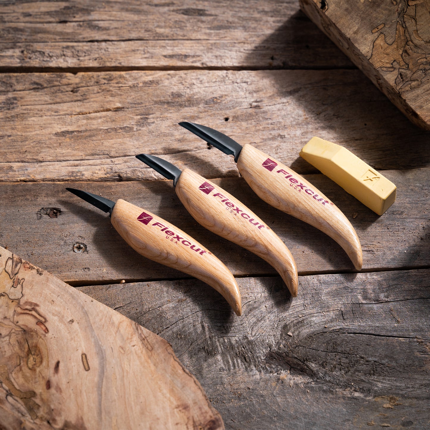 Flexcut 3 Knife Starter Set