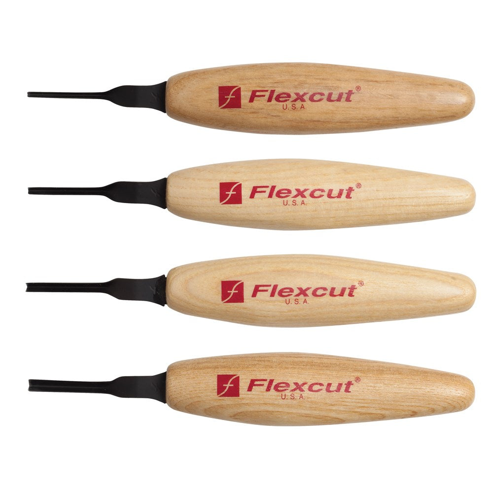 Flexcut 60Deg. Parting Micro Tool Set