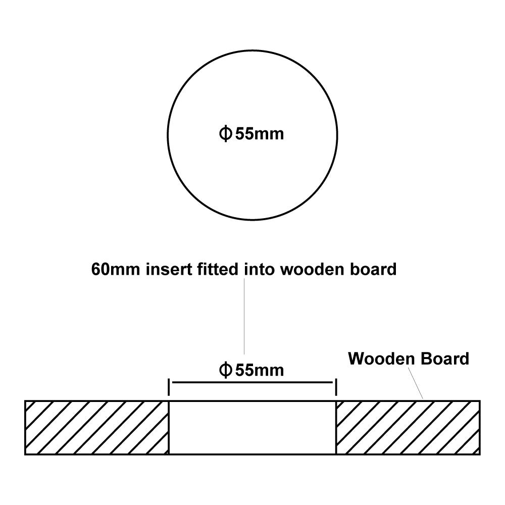Carbatec 60mm Barometer Insert