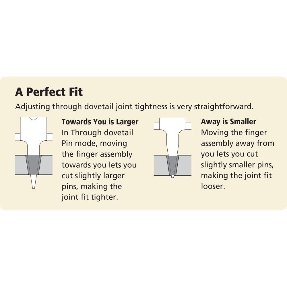 Leigh Through Dovetail Bit 8° - 6.35mm Diameter