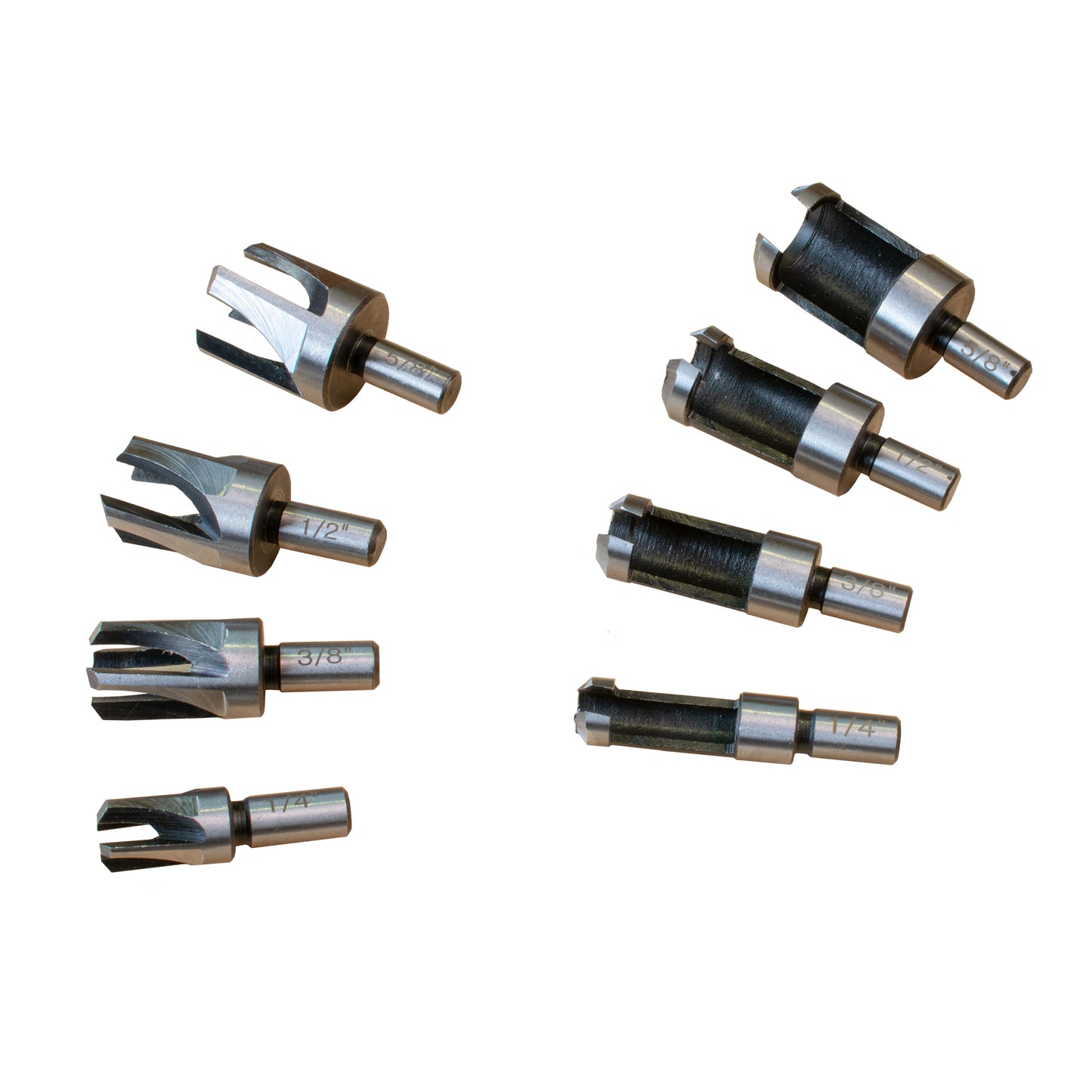 Carbatec 8 Piece Plug Cutter Set