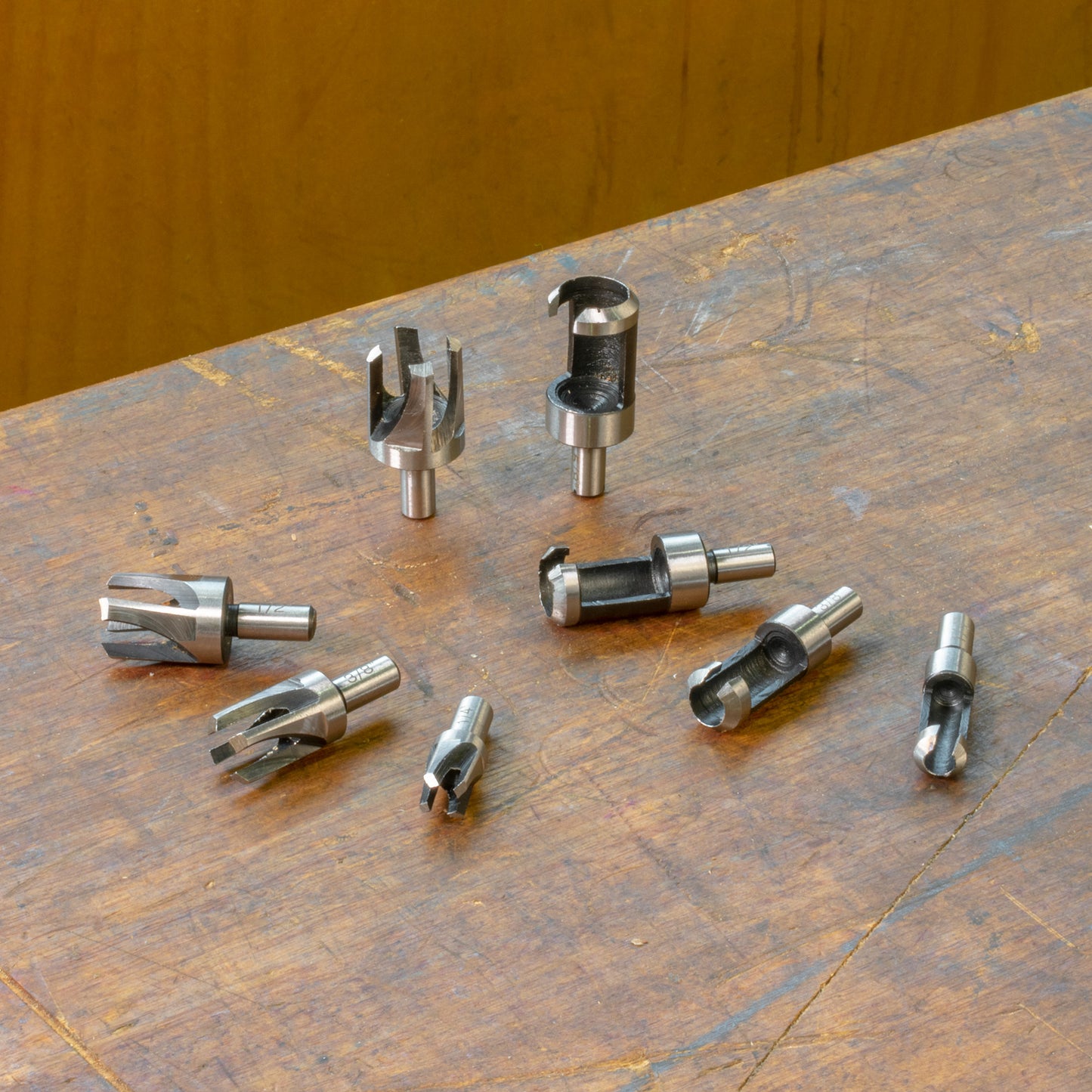 Carbatec 8 Piece Plug Cutter Set