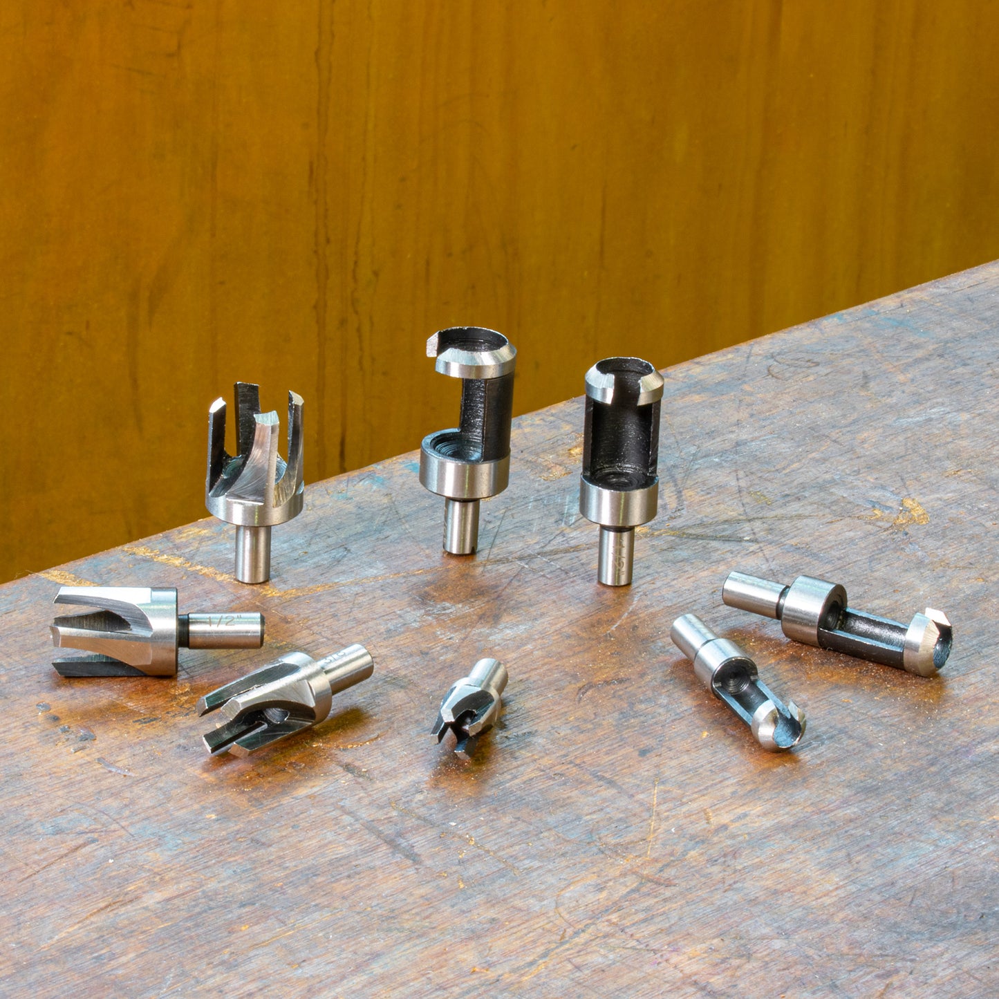 Carbatec 8 Piece Plug Cutter Set