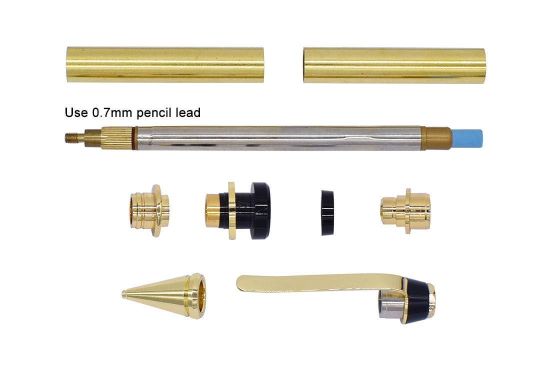 Carbatec Cigar Pencil Kits with Gold Finish