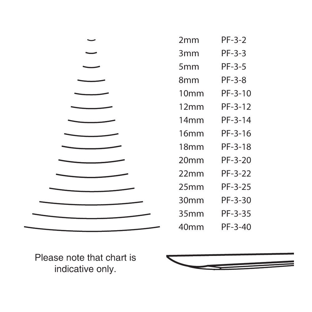 Pfeil Straight Shallow Chisel - 10mm - #3