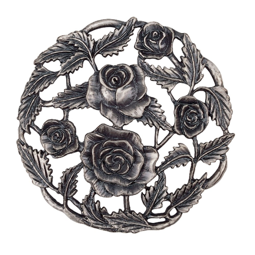 Carbatec Pewter Potpourri Lid - Roses