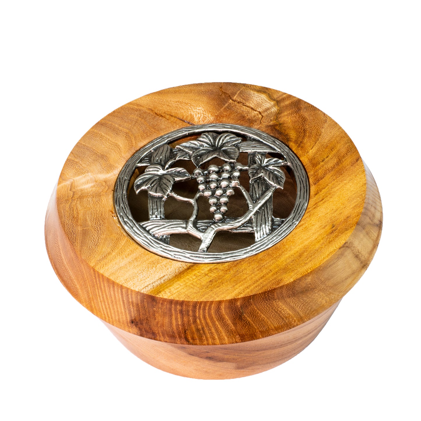 Carbatec Pewter Potpourri Lid - Grapevine