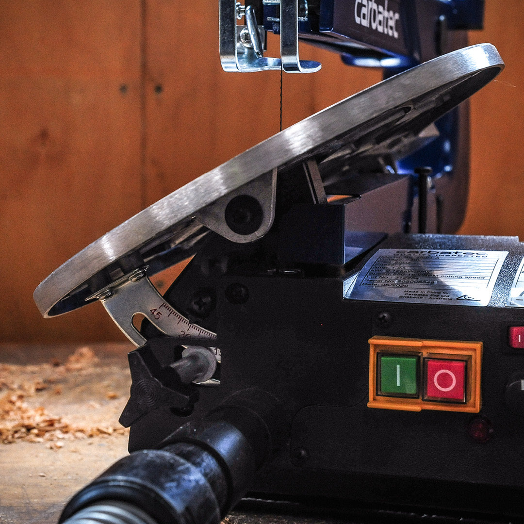 Carbatec 400mm Variable Speed Scroll Saw with Rotary Tool
