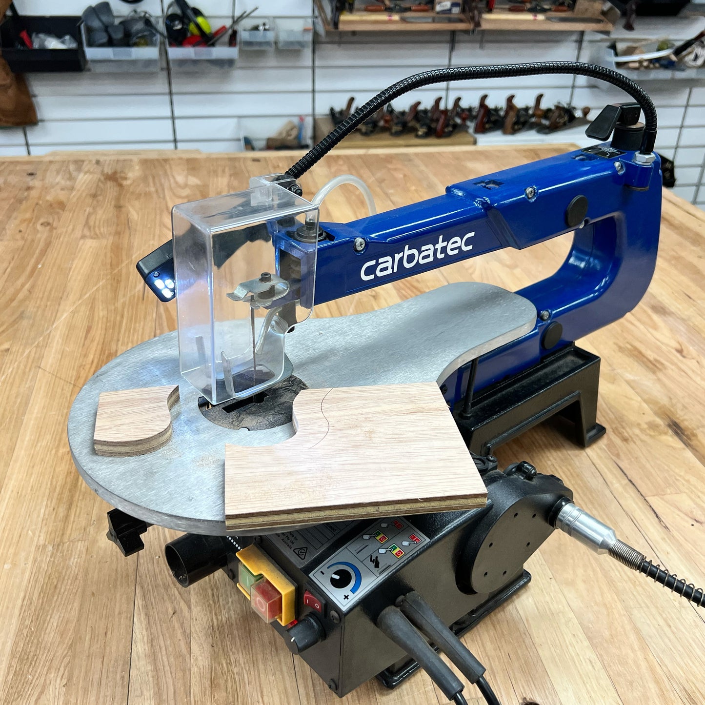 Carbatec 400mm Variable Speed Scroll Saw with Rotary Tool