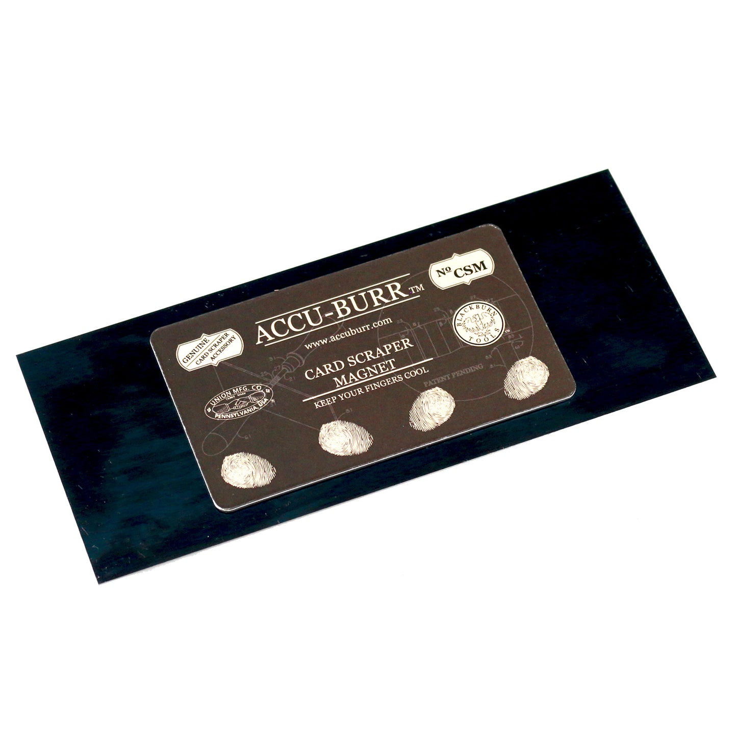AAA ACCU-BURR™ Blue-Steel Card Scraper with Flux-Cool Magnet